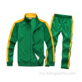 ရိုးရိုးအမျိုးသမီးများသည်ဝတ်စုံကို Mens Polyester Tracksuit လက်ကား